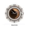 Silents None-Ticking Clocks Decorative Clock Battery Operated Wall Clock for Living Room Kitchen Home Office Decors