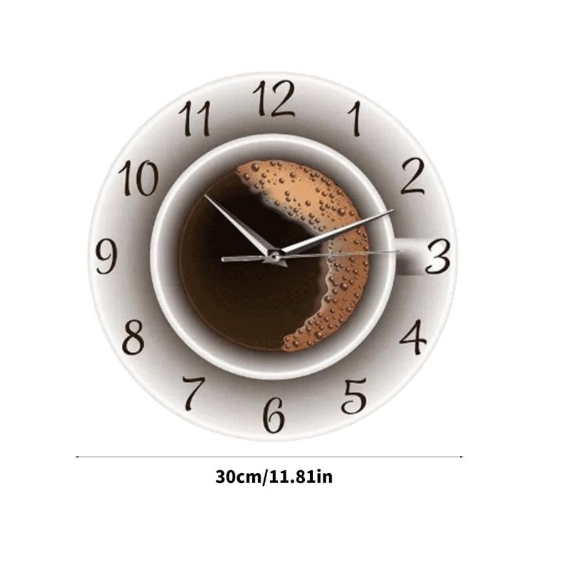 Silents None-Ticking Clocks Decorative Clock Battery Operated Wall Clock for Living Room Kitchen Home Office Decors