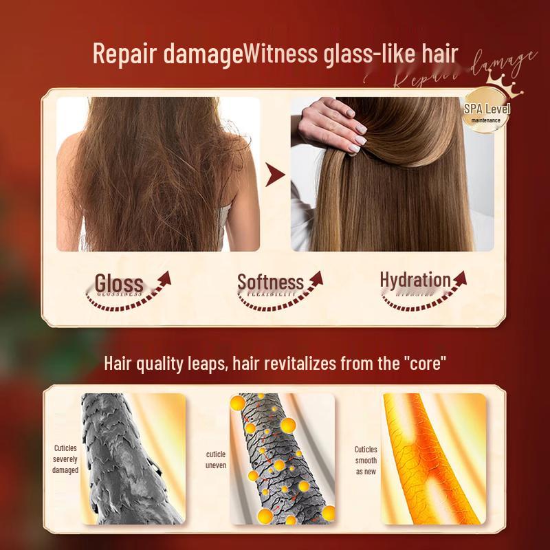 Guran Tang Multi-peptide Keratin Cream & Shampoo Set
