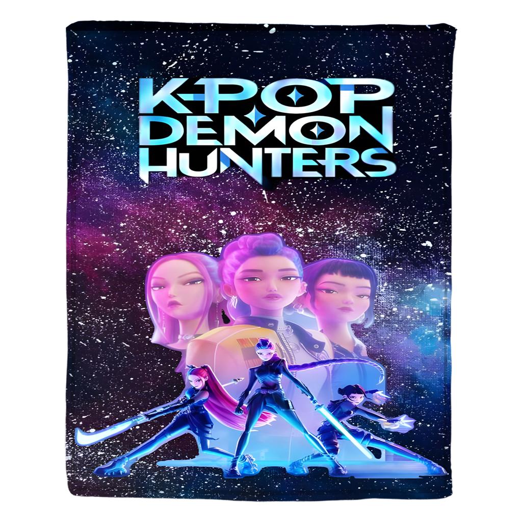 Flannel Digital Printed Blanket Conditioning Blanket Sofa Blanket Girl Gift