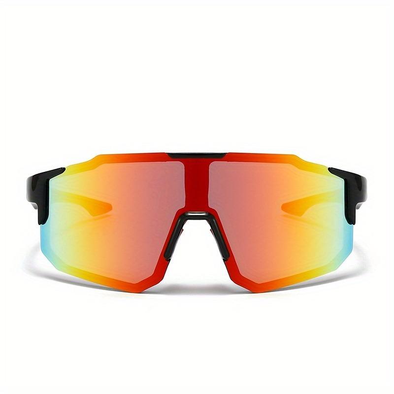 4PCS Unisex Outdoor Sports Cycling Mountain Climbing Sunglasses Windproof Large Frame UV Protection Sunglasses for Men And Women