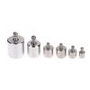 6Pcs/Sets Home Kitchen Tool 5G 10G 20G 50G 100G Grams Accurate Calibration Kit Chrome Plating Scale Weights Set