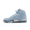 Womens Air Jordan 5 Retro 'Blue Bird' (women's sizes) Photo Blue / Football Grey / Metallic Silver / White Vintage Basketball Shoes DD9336 400