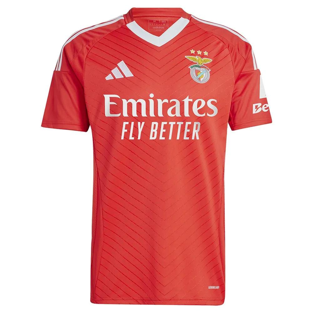Adidas Benfica 24/25 Home T-shirt V-neck Red