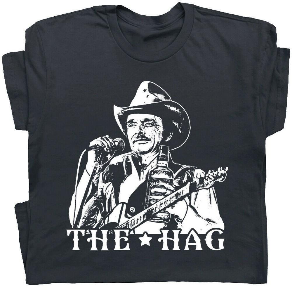 Merle Haggard The Hag Men Tshirt Black Unisex All Sizes X190 Unisex T-Shirt