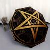 Golden Pentagram Wall Decor: Mystic Symbol Art for Your SpaceUmbrella, Portable 3-Fold Umbrella for Men & Women,Christmas Gift ES146