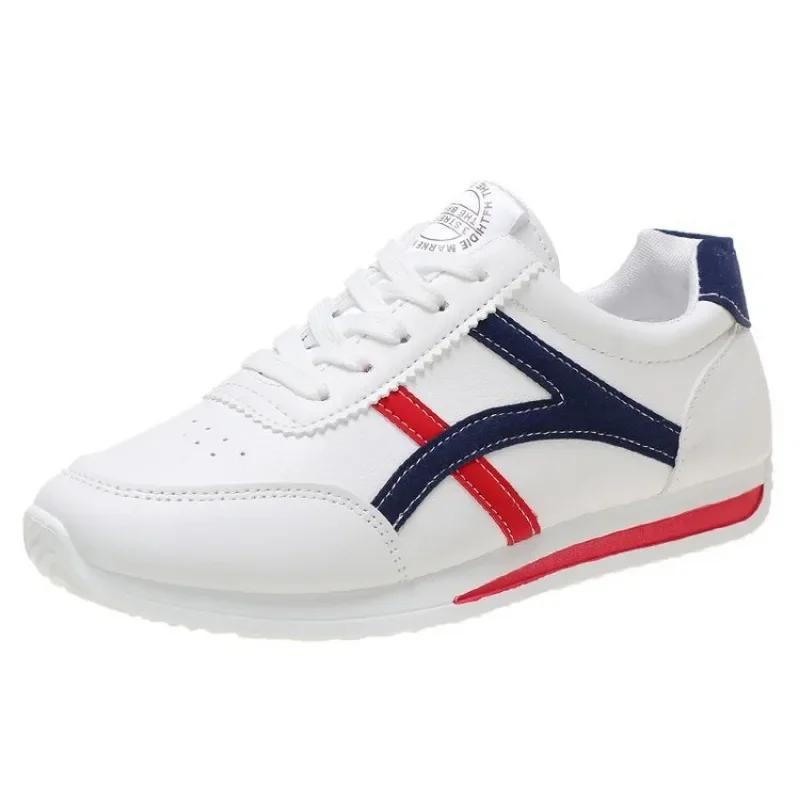 2024 Новые маленькие белые туфли женские плоские кожаные кроссовки женские повседневные спортивные туфли женские Zapatos De Mujer