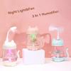 Симпатичный офисный домашний автомобиль с использованием Kitty Usb Night Light Вентилятор 3 в 1 увлажнителе