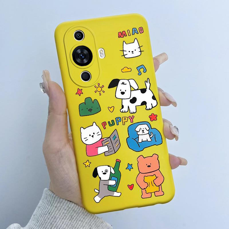 Чехол для Huawei Nova 12s Мягкий Силикон ТПУ Милый Панда Астронавт Чехол для Huawei Nova 11 Pro Ultra Nova12S FOA-LX9 Coque Fundas