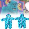 Adorable Baby Sullivan Monster Plush Onesie Thick Hooded Pajamas For Autumn Winter