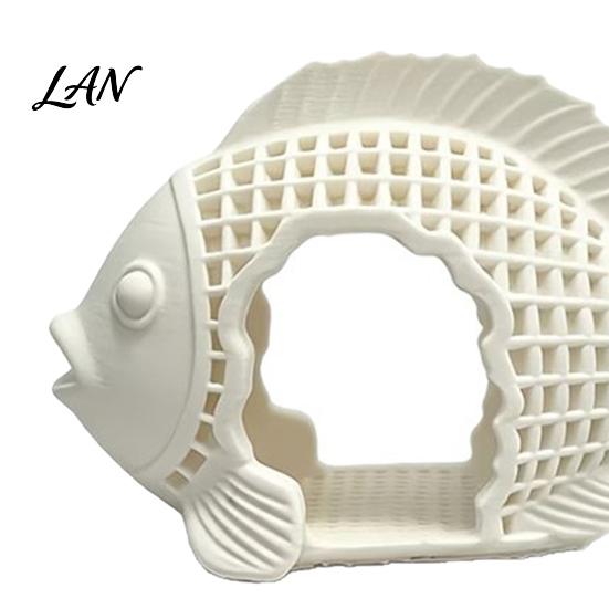 Safe Cave for Shrimp 3D Printed Hollow Fish Shape Aquarium Hideout Decor, Breeding Landscaping Decor Shelter Cave, Betta Ornament Tank Landscape