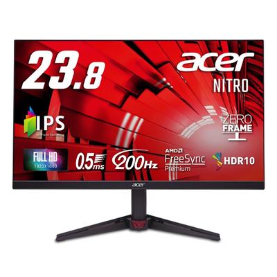 Игровой монитор Acer дюймов IPS Full HD Matte 200 Гц sRGB AMD FreeSync Premium HDR10 HDMI DisplayPort с терминалом Nitro VG240YX1bmiipx 23,8 0,5 мс 99%