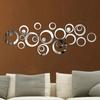 1set DIY 3D Circles Mirror Wall Sticker Home Decor