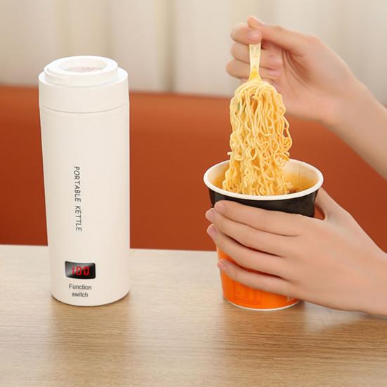 Портативный электрический чайник, грелка с 4 настройками температуры, цифровой дисплей, автоматическое отключение, пищевой электрический чайник, не содержащий BPA, бойлер