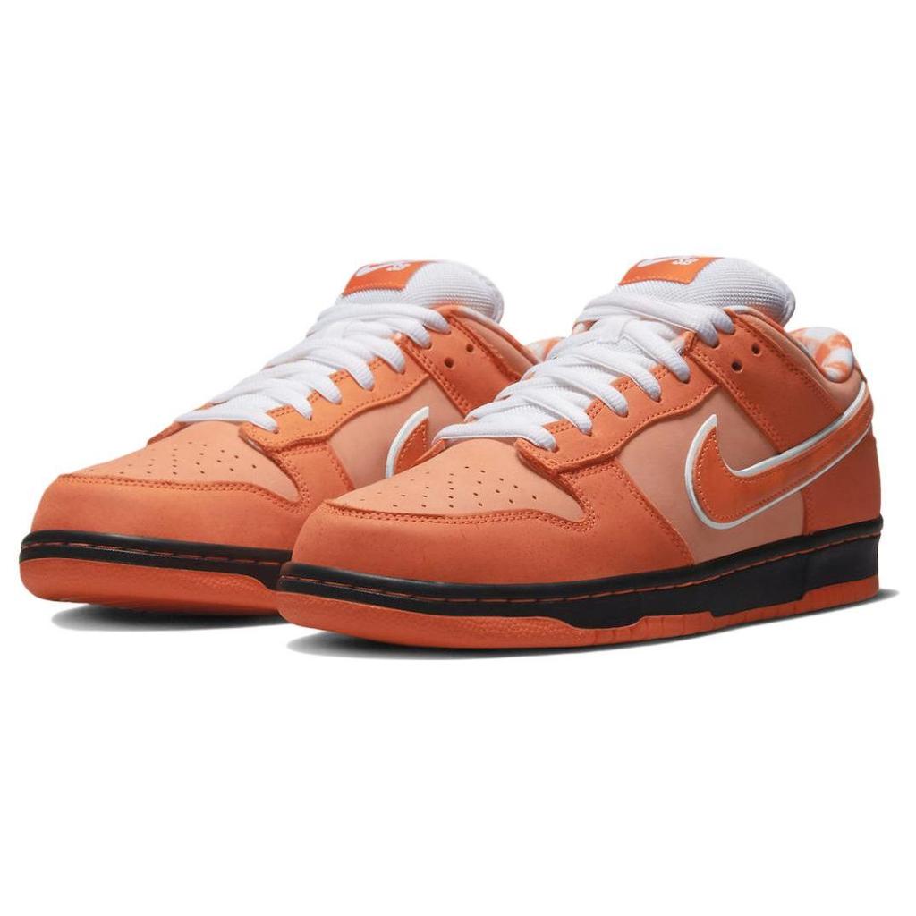 Concepts X Nike Dunk Low SB Orange Lobster Unisex Sneakers Orange-Frost Electro-Orange White FD8776-800