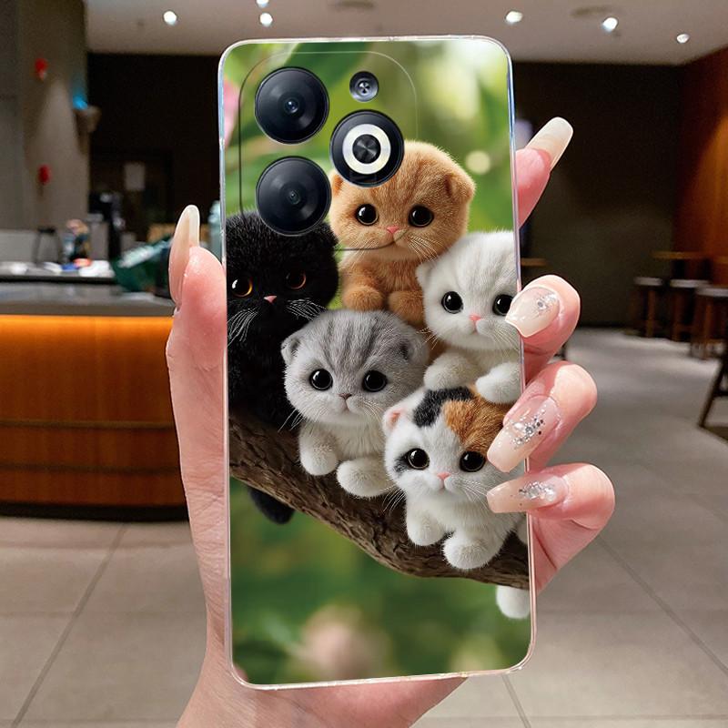 Casing For Techno Spark Go 2024 Luxury Cute Cool Boys Girls Transparent TPU Soft Bumper Cover Tecno Spark Go 2024 BG6 Phone Case