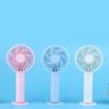 USB Mini Fan Handheld Personal Fan Rechargeable Battery Operated Cooling Fan Portable 3-Speed Macaro