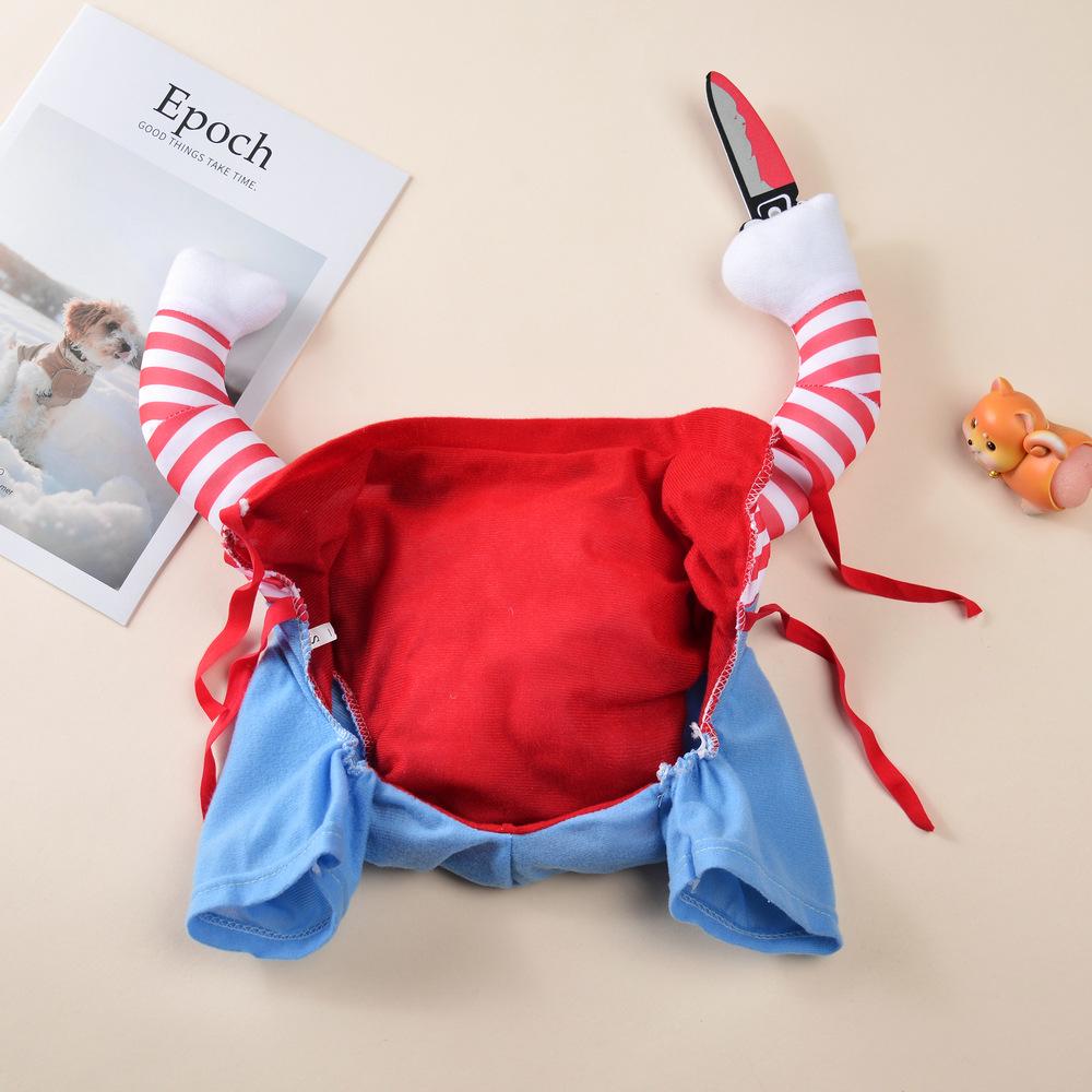 Кукла-убийца кошек Костюм на Хэллоуин - Забавный косплей для питомцев