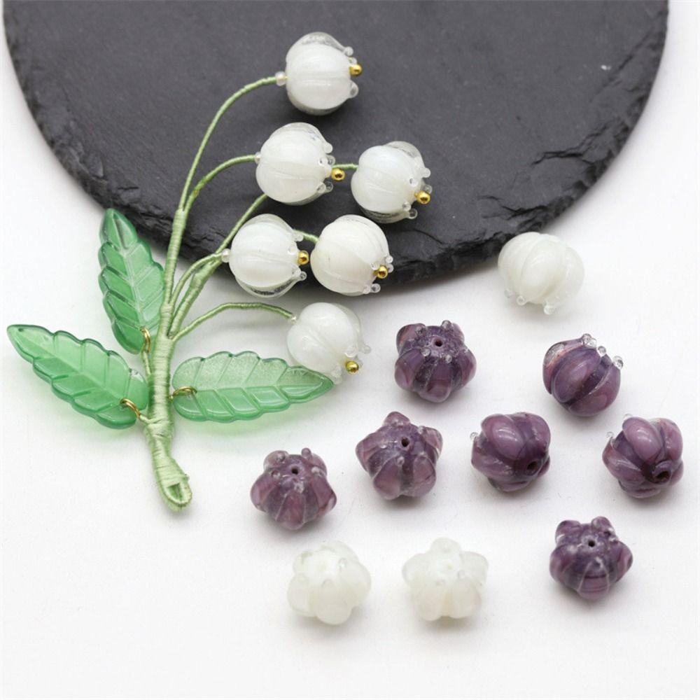 Для ожерелья серег для DIY бусины-бутоны цветов бусины лэмпворк бусины люли в древнем стиле