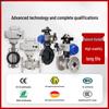Yunduo DN40 Cast Steel Electric Flanged Ball Valve