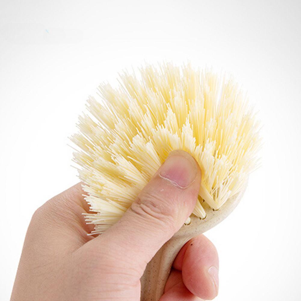MIT Long Handle Pot Dishes Washing Brush Kitchen Sink Countertop Cleaning Tool