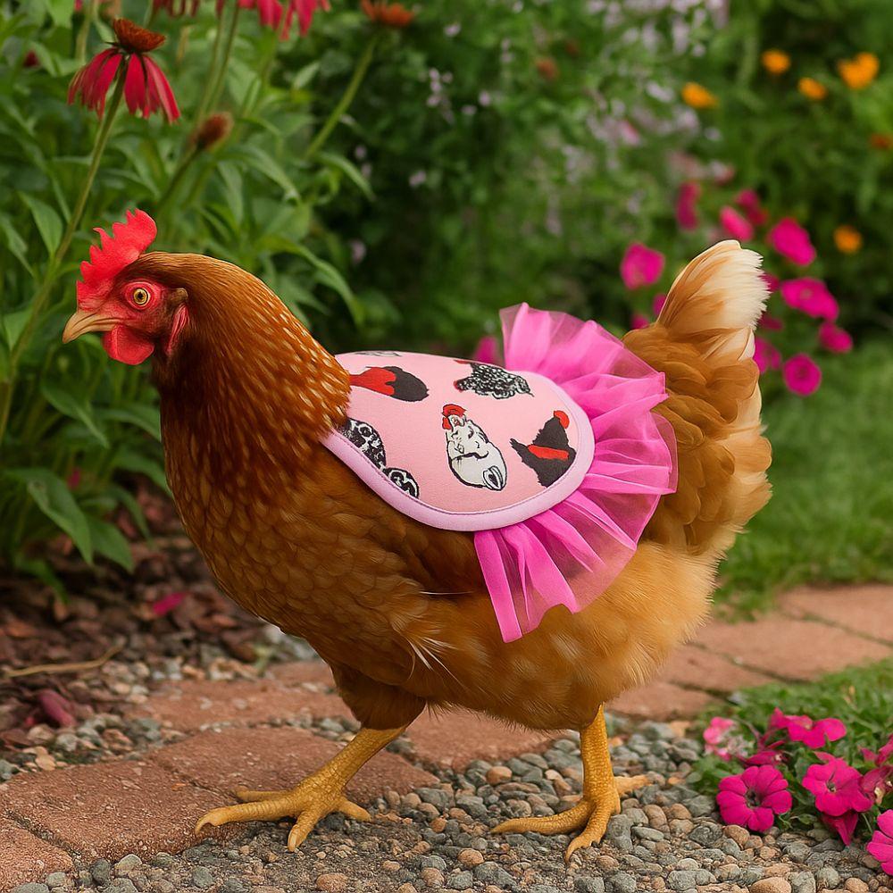Chicken Saddles Adjustable Hen Apron Waterproof Washable Chicken Saddle Breathable Feather Protector Chicken Clothing