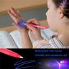 Luminous Light Pen Purple 2 In 1 UV Black Light Combo Drawing Ink Pen Learning Education Toys For Child 1ml