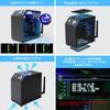Yahboom Case Jetson Nano Orin NX Xavier NX Heat Dissipation Metal Mini PC Case with Cooling Fan Antenna RGB Light OLED Screen OLED Screen display data