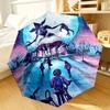 Stranger Sci-fi Adventure Umbrella 8-Frame for Travel, camping, Casual Lightweight Portable Umbrella, Essential for every family Holidays Gift