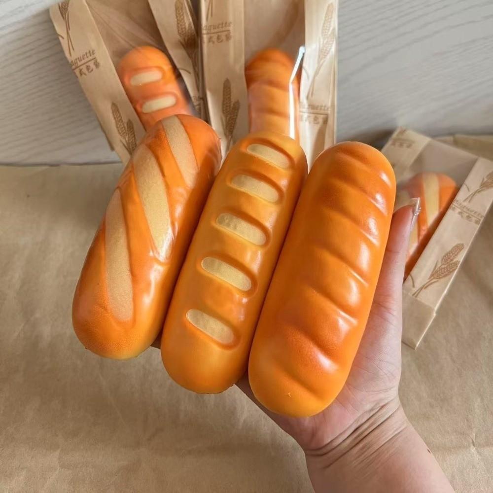 Soft Squeeze Bread Toy Slow Rebound Food Simulation Toy for Anxiety Relief
