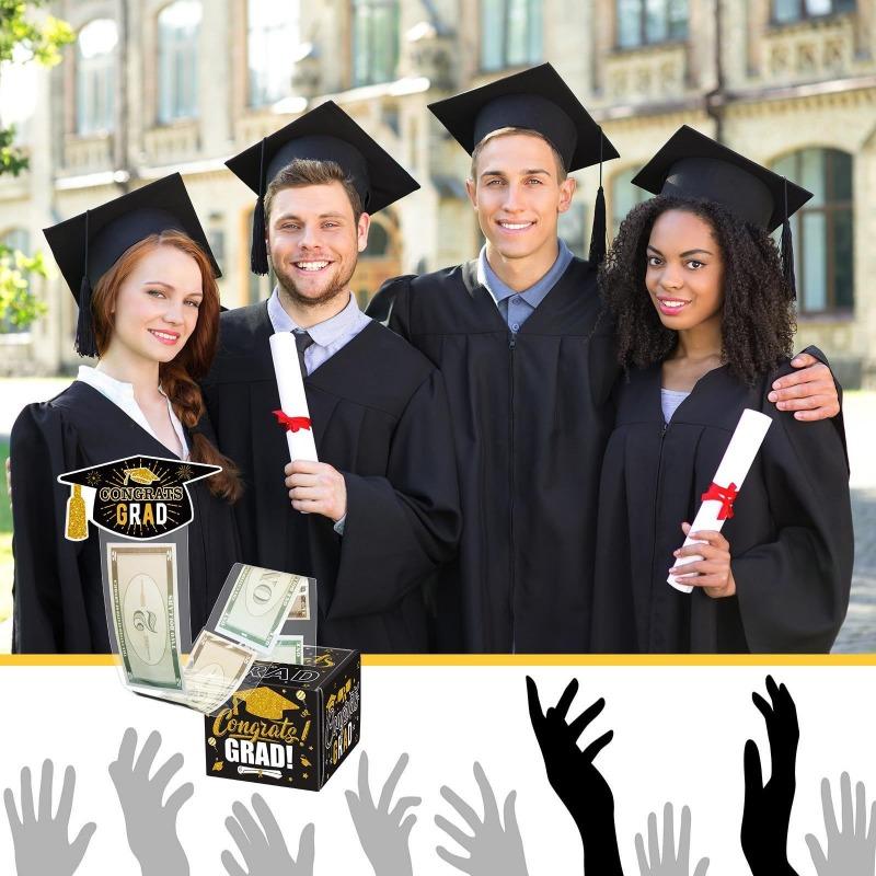 1PACK Graduation Season Cash Draw Box Party Decoration Graduation Gift Advanced Sense Surprise Draw Gift Box