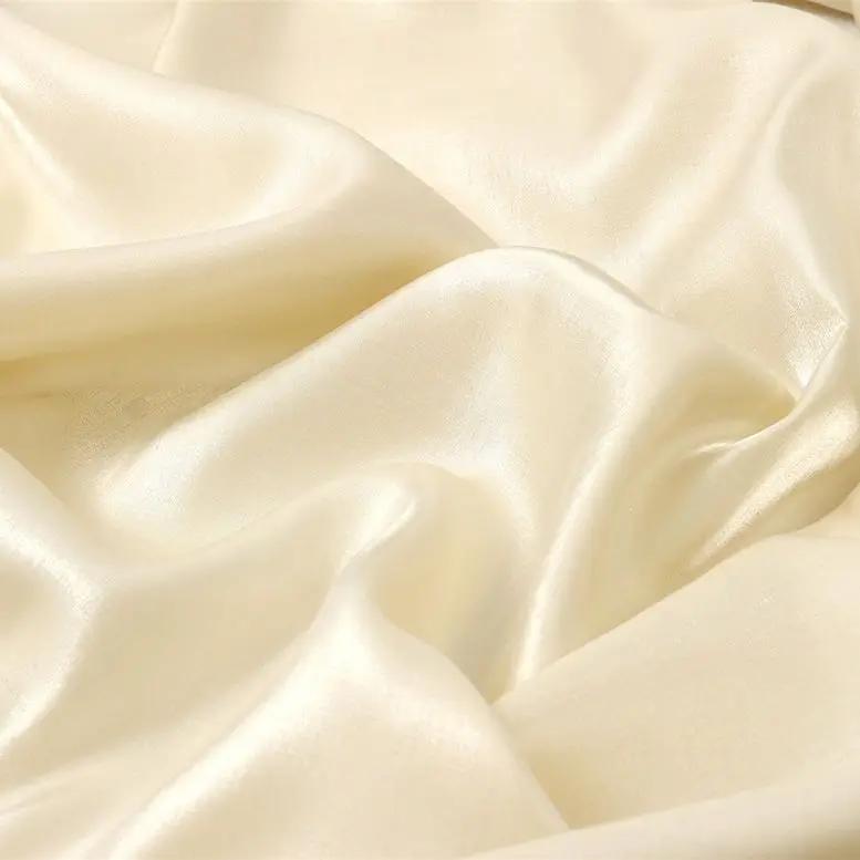 Smooth Gradient Reflective Fabric Shiny Per Meter for Shirt Skirt Wedding Dress Doll Clothes Diy Sewing Designer Cloth Soft Blue