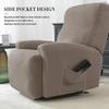 1/2/3 Seater Jacquard Recliner Sofa Cover Stretch Solid Color Armchair Covers Living Room Lazy Boy Couch Slipcovers Funda Sofa