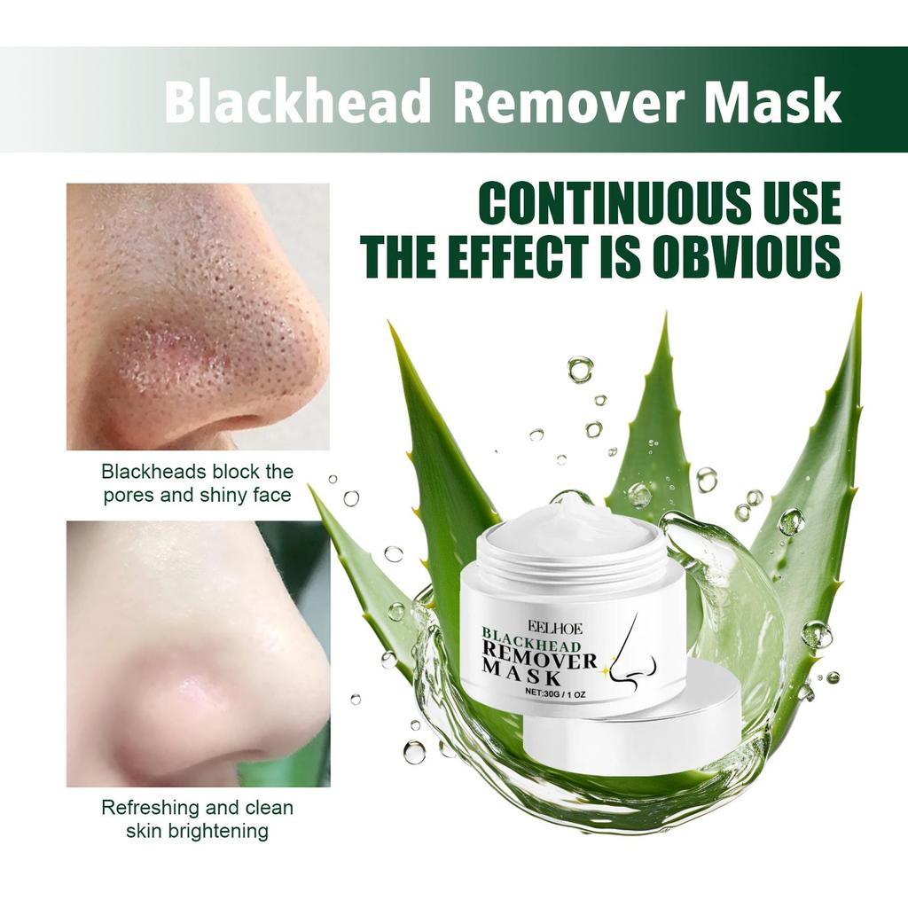 EELHOE Blackhead Removal Nose Strips: Deeply Cleanses Pores, Gently Removes Blackheads and Whiteheads, Oil-controlling Mud Mask.