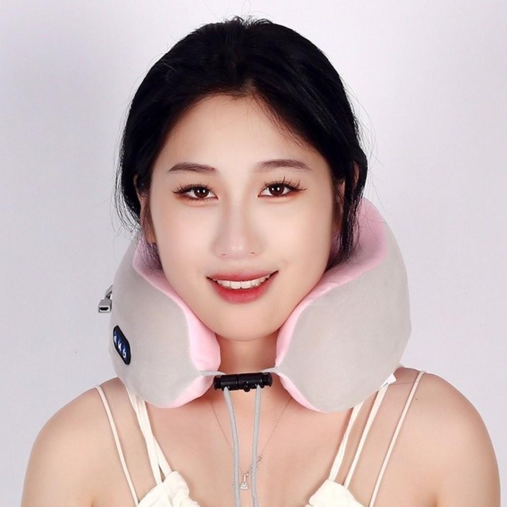 Vibration Massage Electric Neck Massager Intelligent Kneading Massage Pillow Outdoor Activities