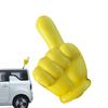 Hand Gesture Car Antenna Ball, Car Antenna Topper, Yellow Hand Gesture Car Antenna Decoration,