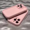 Роскошный утолщенный матовый жидкий силиконовый чехол для iPhone 15 14 13 12 11 Pro Max Чехлы для телефонов iPhone 15 Plus Мягкий противоударный чехол