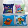 Мультяшная Милая Наволочка P-Pocoyo Диван Короткий Плюш Двусторонняя HD Печать Комната Домашний Офис Подарок Чехол для Подушки