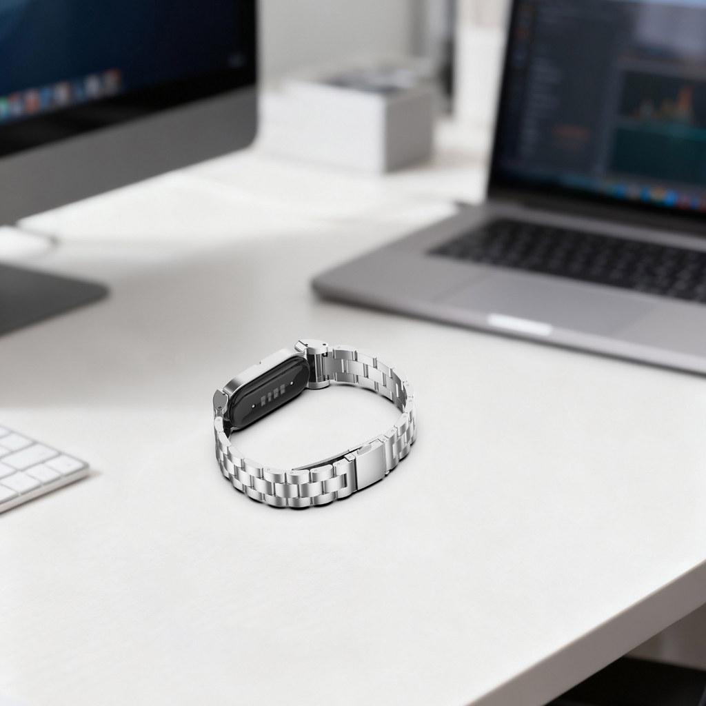 Металлические спортивные ремешки из нержавеющей стали для часов Google Fitbit Air, браслет, износостойкие, влагозащитные аксессуары