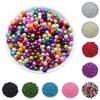 50/100/200 Pcs 6/8mm DIY Acrylic Round Spacer Loose Beads for Necklace Bracelet Earrings Jewelry