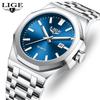 Simple Fashion Men's Watch Advanced Business Casual Stainless Steel Waterproof Men's Quartz Watch
