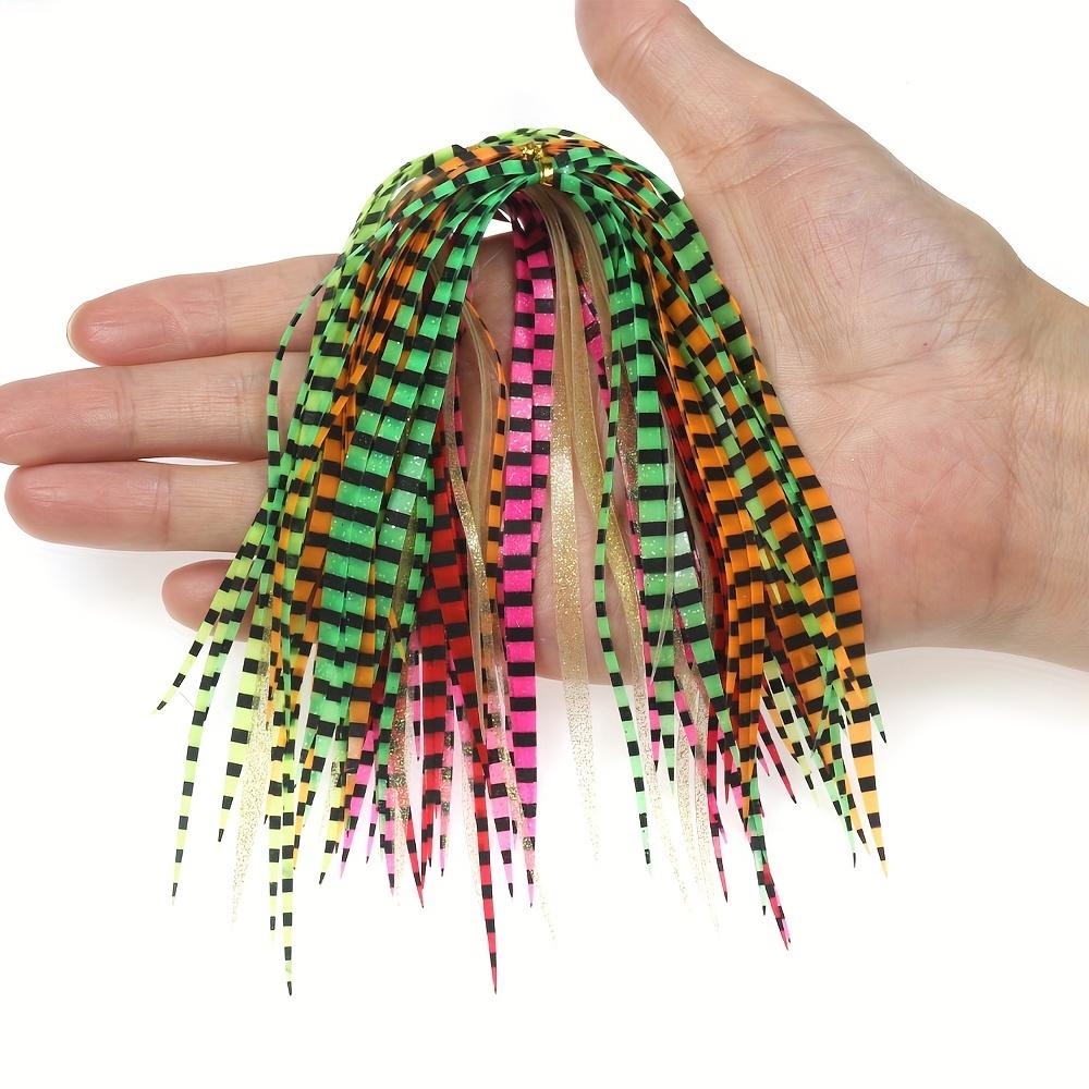 10 шт. Силиконовые юбки Стримерные приманки Трейлеры Интегрированные спиннербейты Баззбейты Резиновые джиговые приманки Материалы для вязания мушек