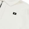Onoff Men S Half Zip Boucle T ShirT Of9153gb whiTe