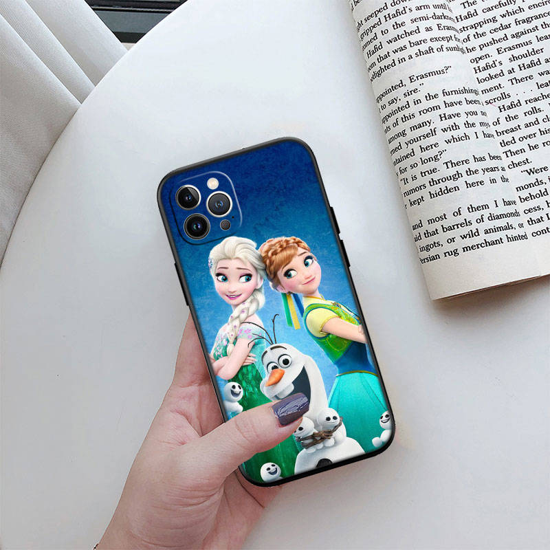 ED39 Олаф Эльза Анна чехол для телефона iPhone 6 6s 7 8 11 12 13 14 15 XS Pro Max XR X SE Samsung S20 S21 S22 S23 S24 FE Ultra Plus Lite S21S A55