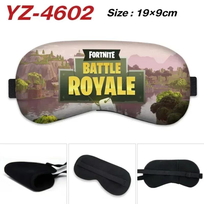 Маска для глаз Fortnite Дышащая Защита для глаз Мультяшный рисунок Затеняющая Повязка на глаза Шторка для сна Подарки