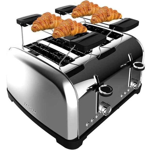 Toaster Cecotec 04828 Toastin' Time 1700 Double Stainless Steel