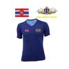 Thai Navy Flag Royal Thai Navy Seal T Shirt Thailand Shark Flag Undershirt V Neck Round Neck Short Sleeve Print Quick Dry