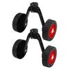 String Trimmer Wheel Universal Adjustable Detachable Weed Trimmer Support Wheel for 0.98 to 1.1 Inch Shaft Tube
