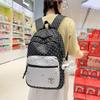 Рюкзак большого объема с принтом звезд, студенческий рюкзак для кампуса, школьная сумка для ученика средней или старшей школы