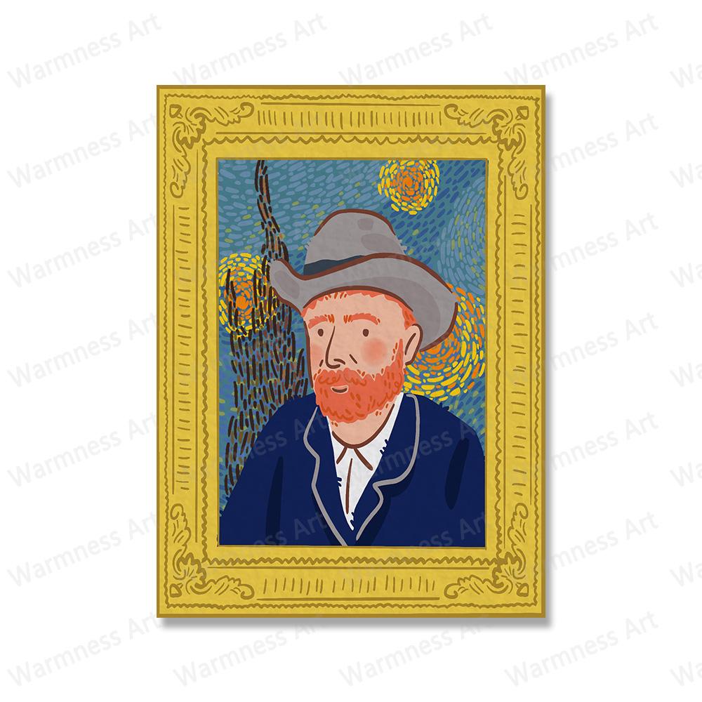 Funny World Famous Painter Mona Lisa Wall Art Canvas Painting Posters And Prints Wall Pictures For Living Room Home Decoration